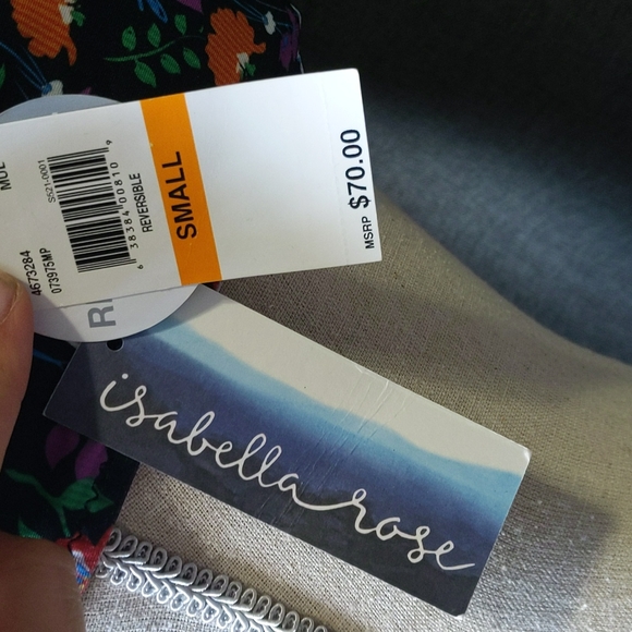 Isabella Rose Reversible Halter Swim Top - Picture 3 of 4